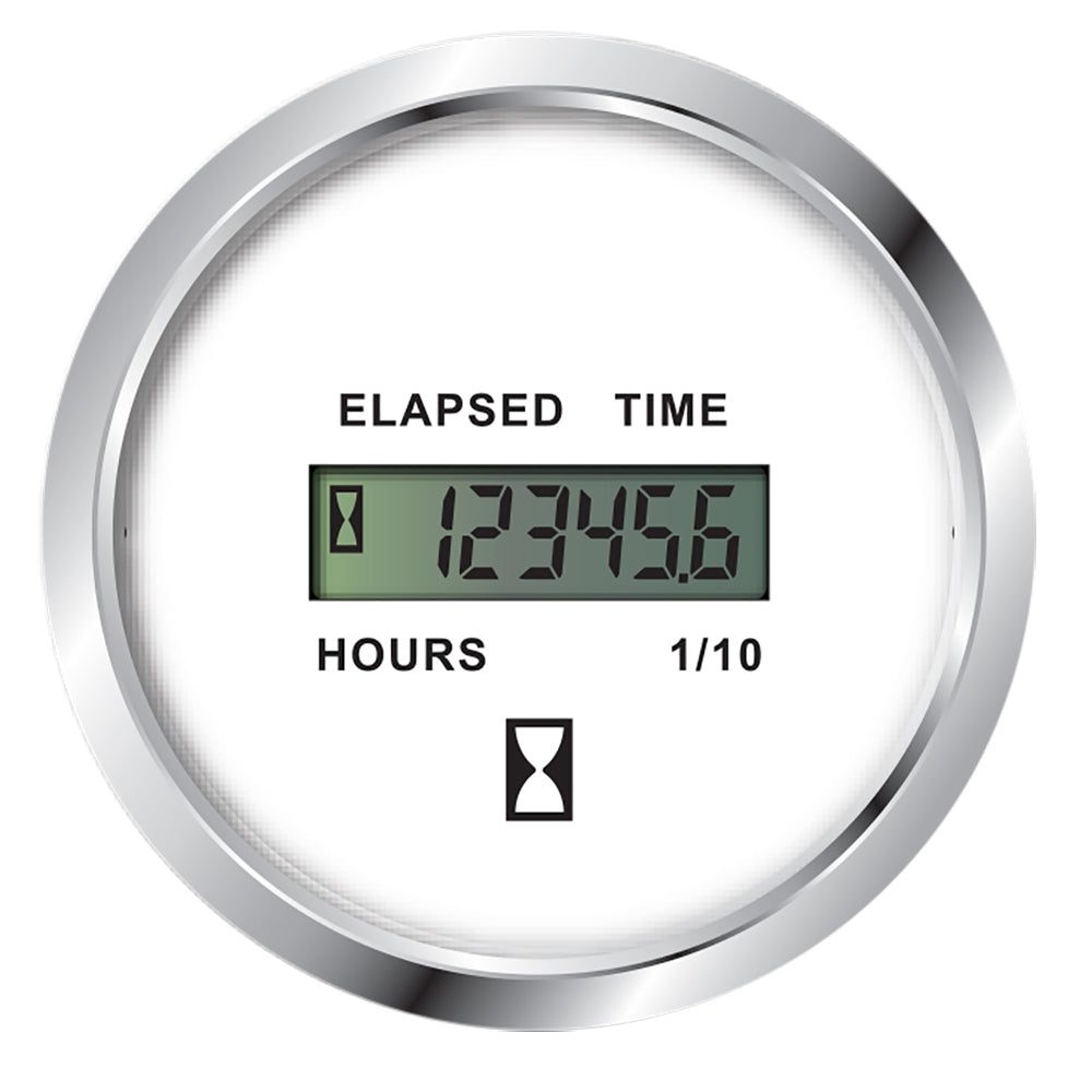 Faria Newport SS 2" Digital Hourmeter [25010] - Premium Gauges from Faria Beede Instruments - Just $60.99! 