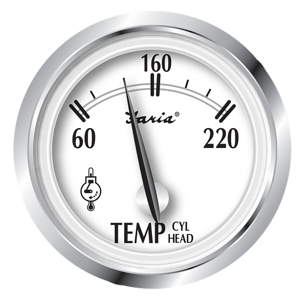 Faria Newport SS 2" Cylinder Head Temperature Gauge w/Sender - 60 to 220 F [25011] - Premium Gauges from Faria Beede Instruments - Just $47.99! 