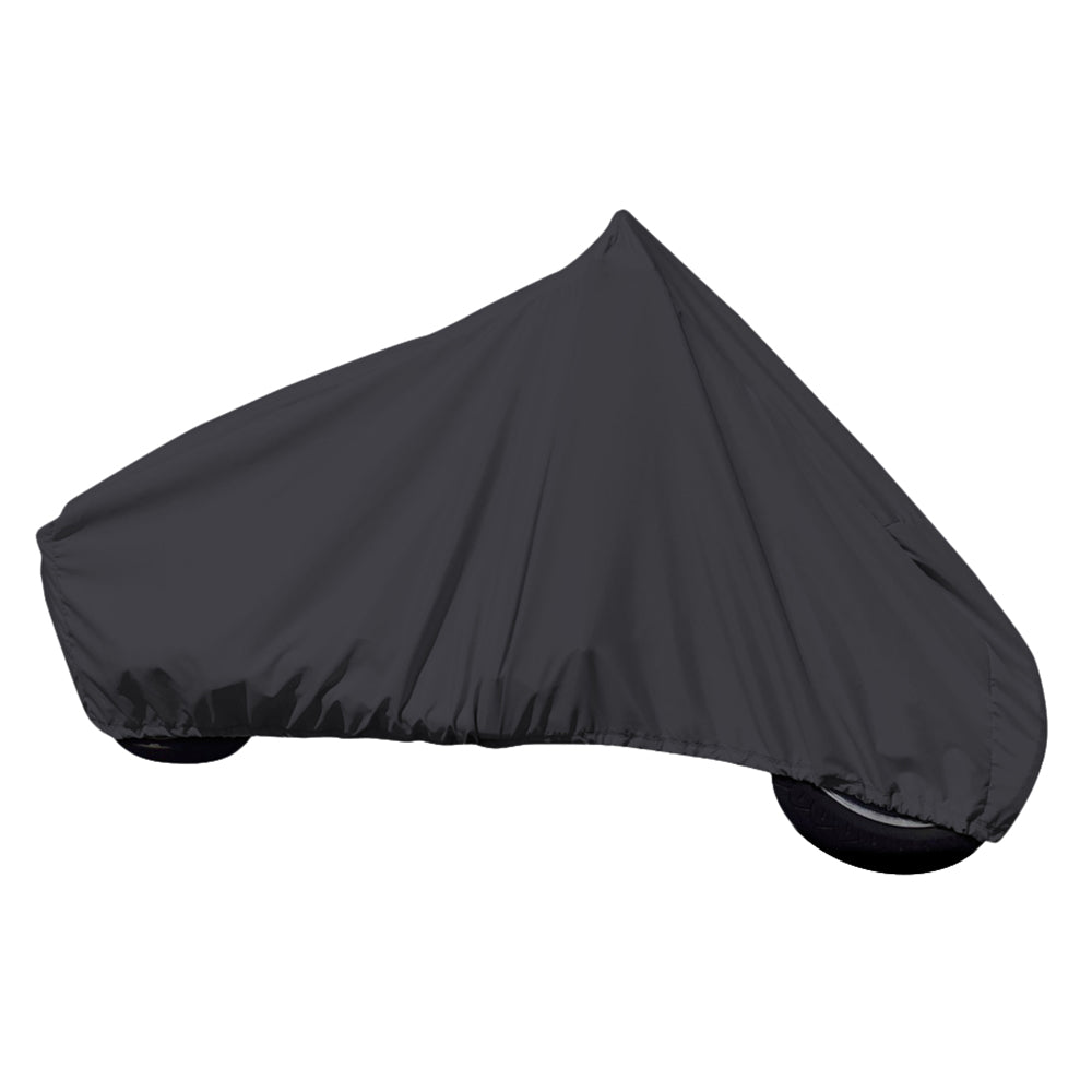 Carver Sun-Dura Motorcycle Cruiser w/Up to 15" Windshield Cover - Black [9001S-02] - Premium Covers from Carver by Covercraft - Just $51.99! 