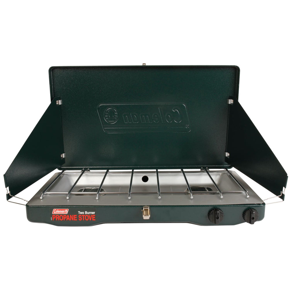 Coleman PerfectFlow 2-Burner Classic Stove - Propane [2000037883] - Premium Camping from Coleman - Just $74.99! 