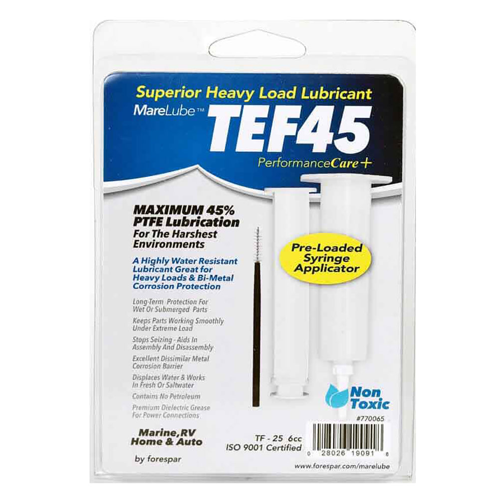 Forespar Marelube TEF45 6cc Syringe [770065] - Premium Accessories from Forespar Performance Products - Just $12.99! 