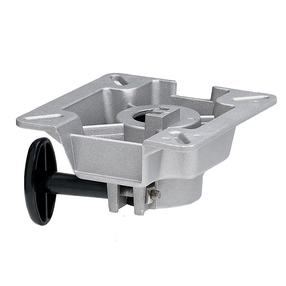 Attwood SWIVL-EZE LakeSport 2-3/8" Seat Mount w/Friction Control - Aluminum [818440] - Premium Seating from Attwood Marine - Just $33.99! 