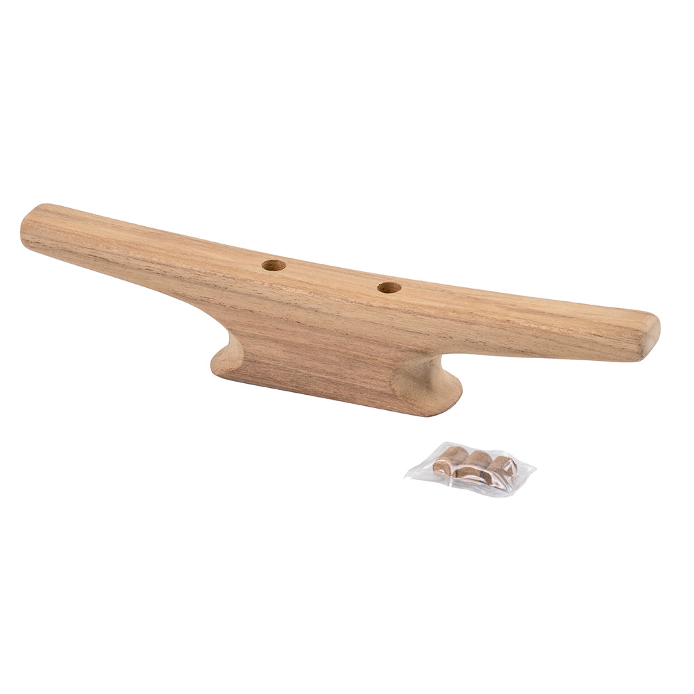 Whitecap 10" Cleat - Teak [60404] - Premium Teak from Whitecap - Just $19.99! 