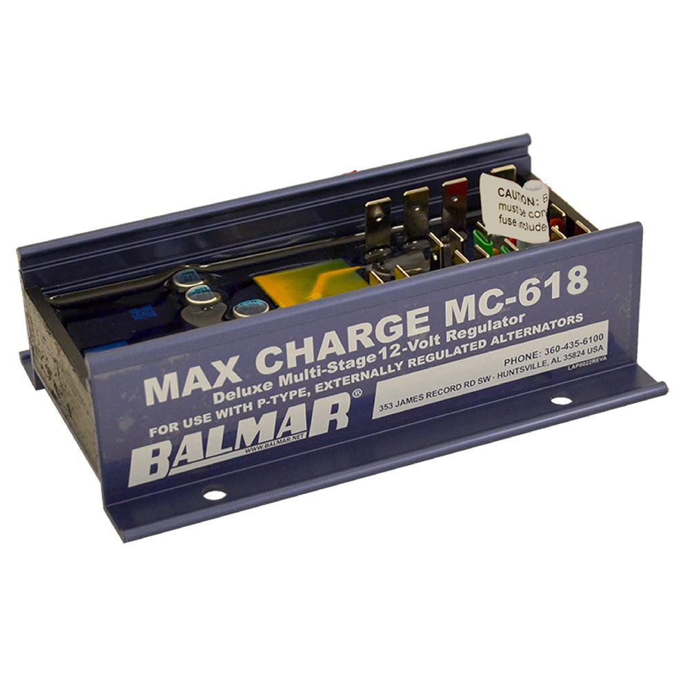 Balmar Max Charge MC618 Multi-Stage Regulator w/o Harness - 12V [MC-618] - Premium Alternators from Balmar - Just $309! 