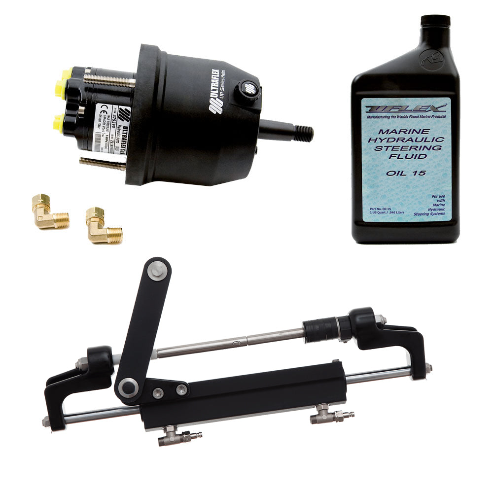 Uflex HYCO 1.1 Front Mount OB System up to 175HP - Includes UP20 FM Helm, 2qts of Oil, UC95-OBF Cylinder [HYCO 1.1] - Premium Steering Systems from Uflex USA - Just $769.99! Shop now at Boat Gear Depot