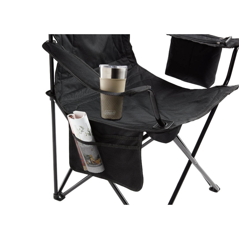 Coleman Cooler Quad Chair - Black [2000032007] - Premium Camping from Coleman - Just $44.99! 