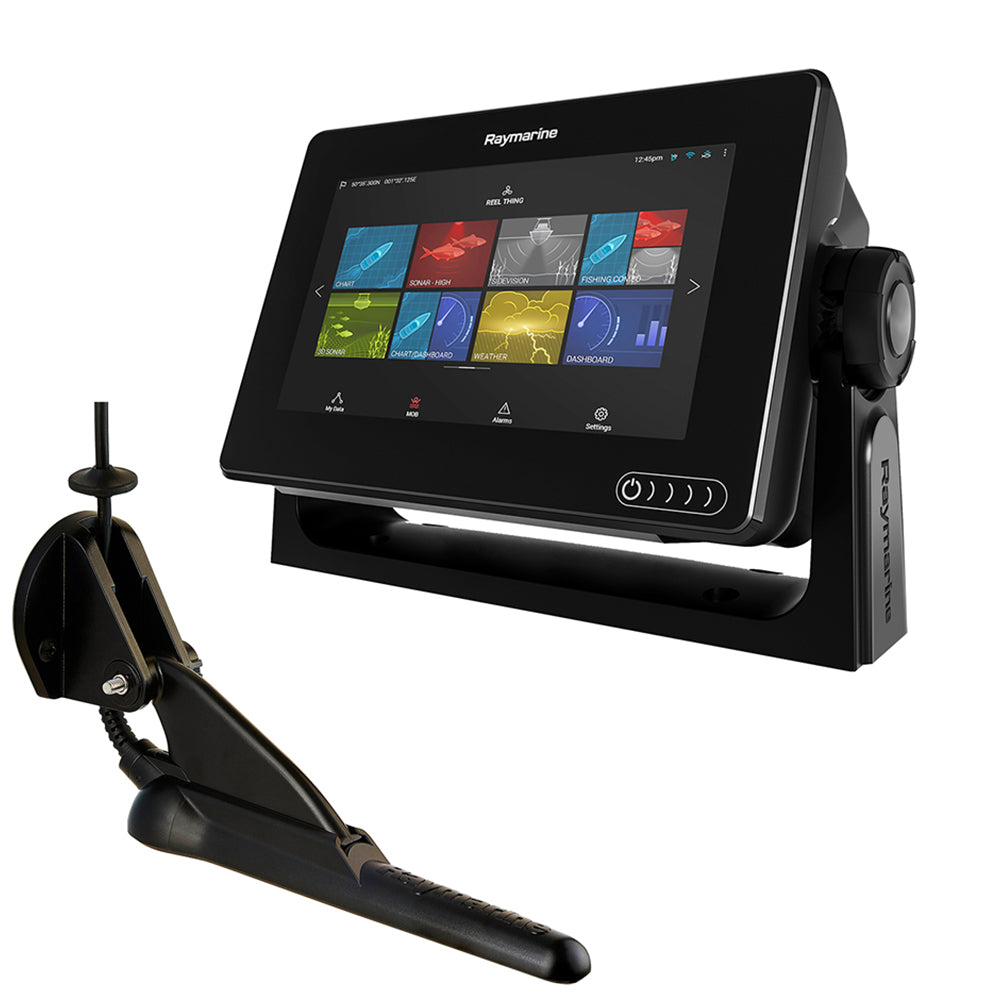 Raymarine Axiom 7 DV MFD w/CPT-100DVS Transom Mount Transducer  LightHouse North America Chart [E70364-02-102] - Premium GPS - Fishfinder Combos from Raymarine - Just $723.99! 