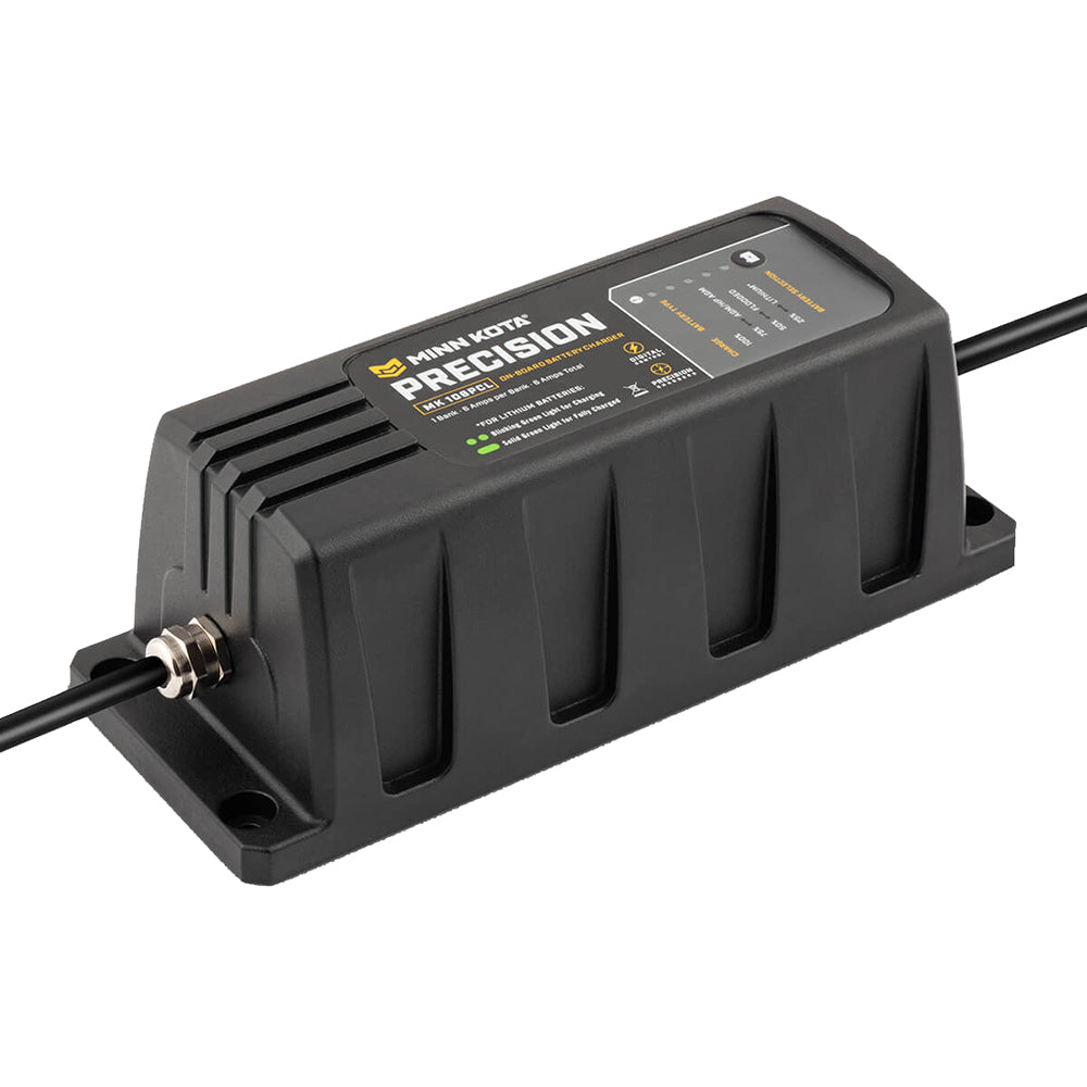 Minn Kota On-Board Precision Charger MK-106 PCL 1 Bank x 6 AMP LI Optimized Charger [1831061] - Premium Battery Chargers from Minn Kota - Just $103.99! 