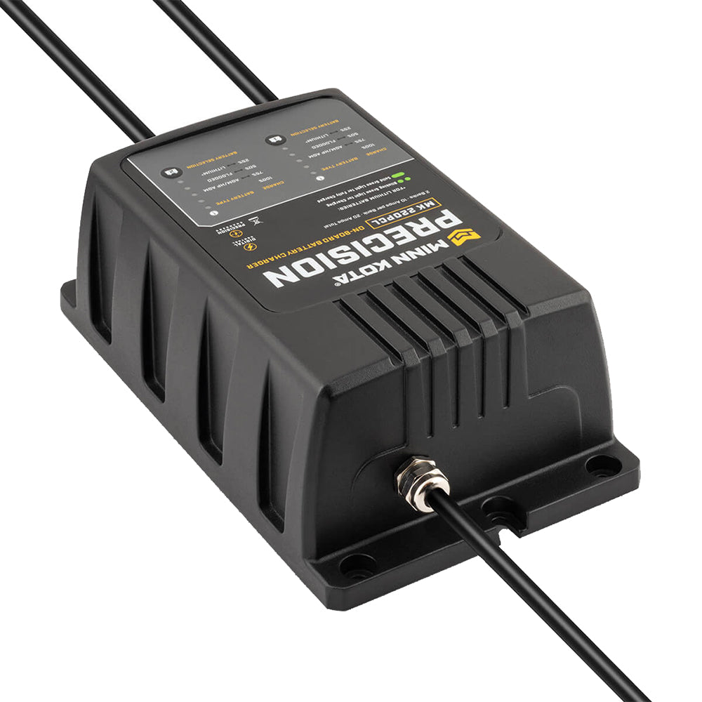 Minn Kota On-Board Precision Charger MK-220 PCL 2 Bank x 10 AMP LI Optimized Charger [1832201] - Premium Battery Chargers from Minn Kota - Just $245.99! 