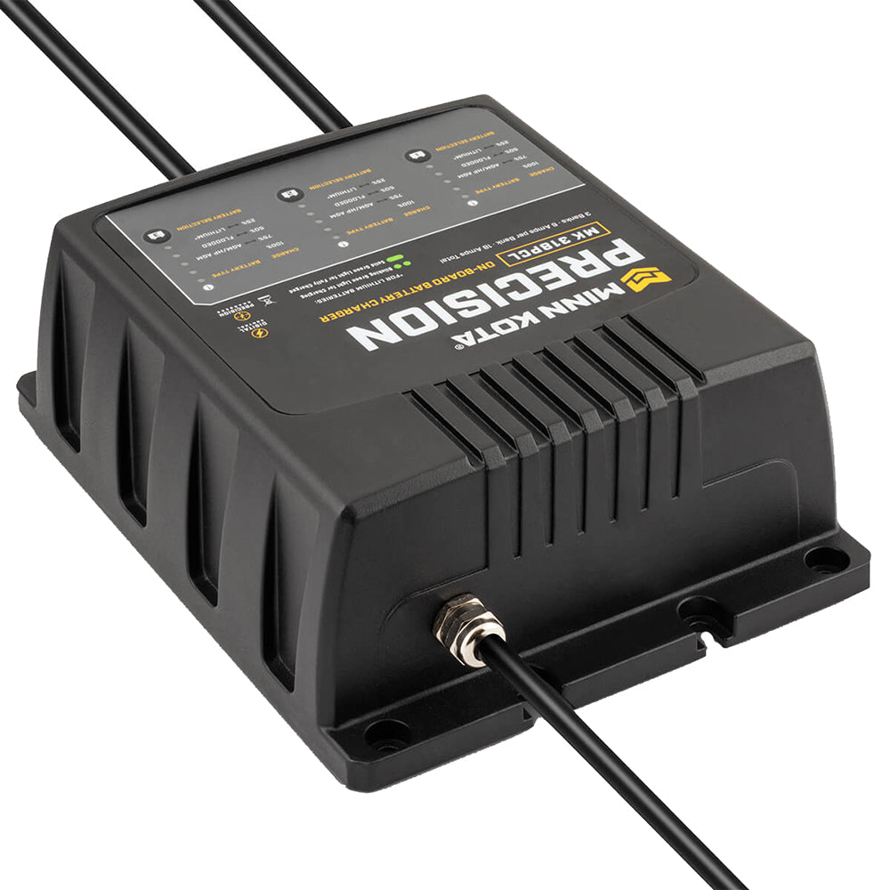 Minn Kota On-Board Precision Charger MK-318 PCL 3 Bank x 6 AMP LI Optimized Charger [1833181] - Premium Battery Chargers from Minn Kota - Just $239.99! 