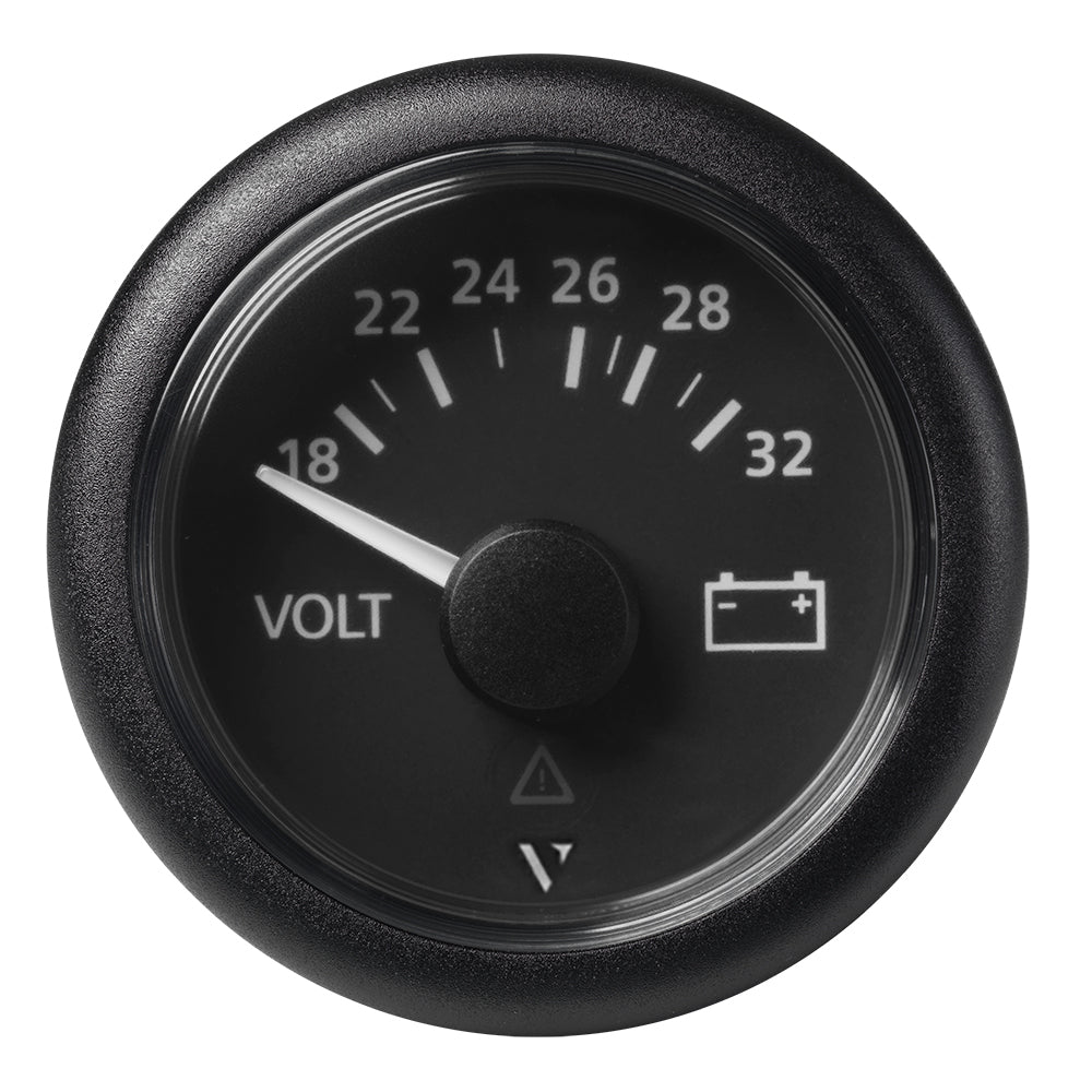 Veratron 52mm (2-1/16") Viewline Voltmeter 18-32V - Black Dial  Bezel [A2C59512458] - Premium Gauges from Veratron - Just $54.89! 