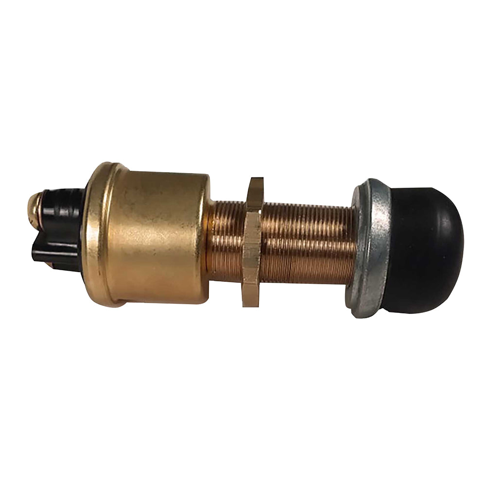 Raritan Heavy-Duty Push Button Switch - Brass [164000BR] - Premium Accessories from Raritan - Just $36.99! 