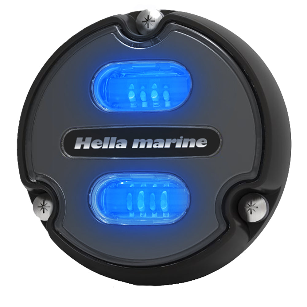 Hella Marine Apelo A1 Blue White Underwater Light - 1800 Lumens - Black Housing - Charcoal Lens [016145-001] - Premium Underwater Lighting from Hella Marine - Just $146.99! 