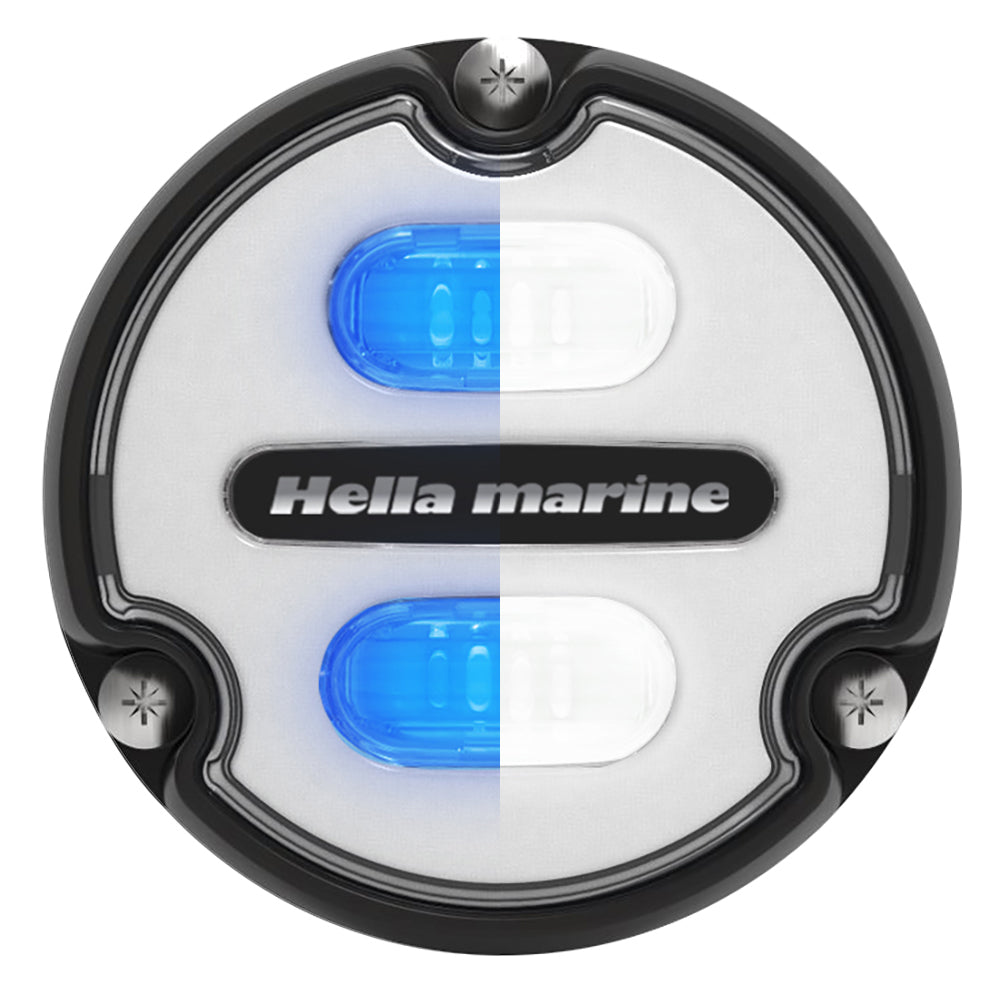 Hella Marine Apelo A1 Blue White Underwater Light - 1800 Lumens - Black Housing - White Lens [016145-011] - Premium Underwater Lighting from Hella Marine - Just $146.99! 