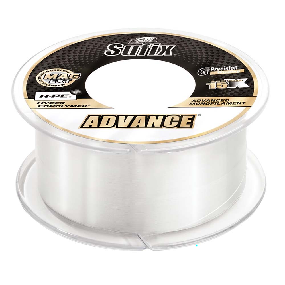 Sufix Advance Monofilament - 20lb - Clear - 330 yds [604-120] - Premium Lines & Leaders from Sufix - Just $12.99! 