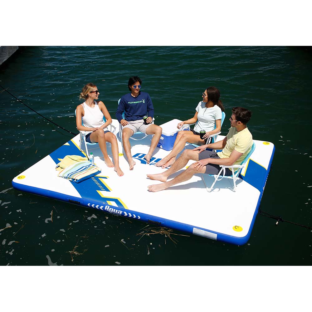 Aqua Leisure 10 x 8 Inflatable Deck - Drop Stitch [APR20924] - Premium Floats from Aqua Leisure - Just $483.99! 