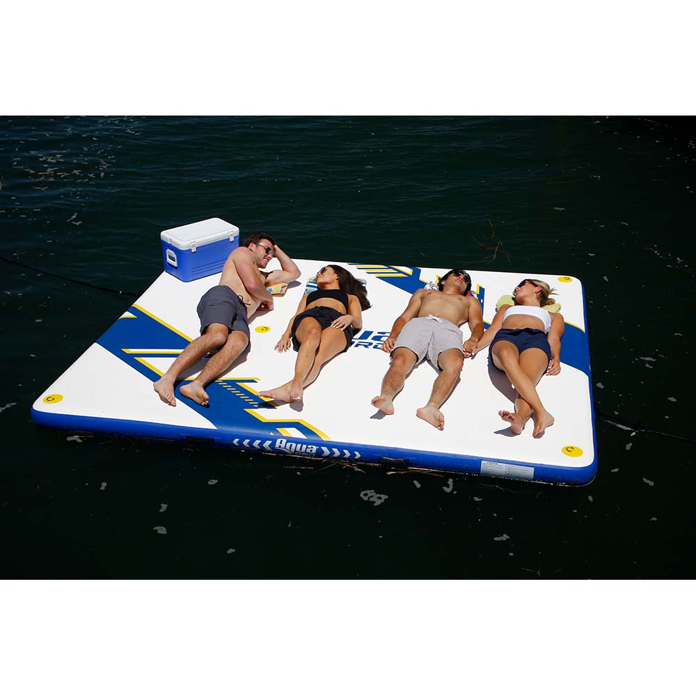 Aqua Leisure 10 x 8 Inflatable Deck - Drop Stitch [APR20924] - Premium Floats from Aqua Leisure - Just $483.99! 