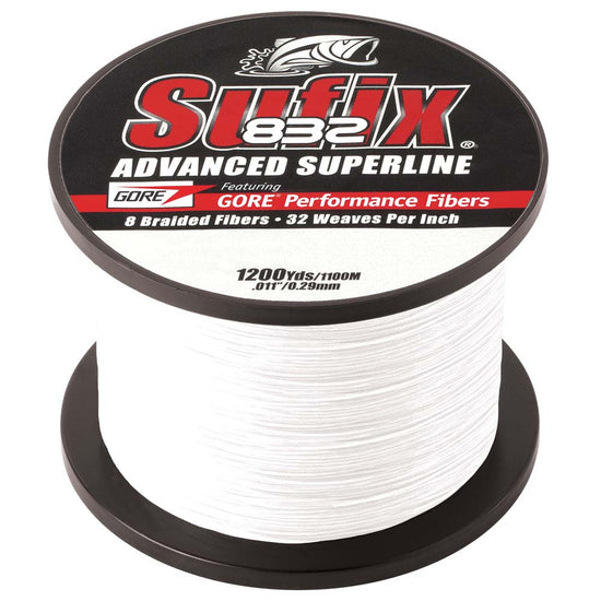 Sufix 832 Advanced Superline Braid - 30lb - Ghost - 1200 yds [660-330GH] - Premium Lines & Leaders from Sufix - Just $103.99! 