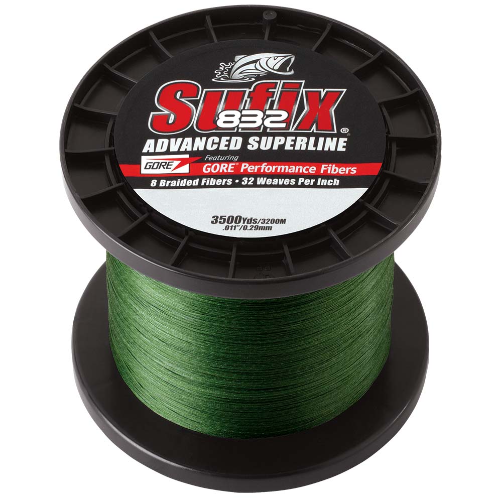 Sufix 832 Advanced Superline Braid - 30lb - Low-Vis Green - 3500 yds [660-430G] - Premium Lines & Leaders from Sufix - Just $272.99! 