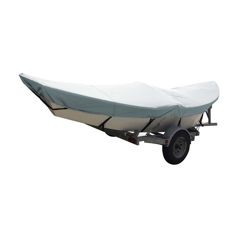 Carver Poly-Flex II Styled-to-Fit Boat Cover f/16 Drift Boats - Grey [74300F-10] - Premium Winter Covers from Carver by Covercraft - Just $165.99! 