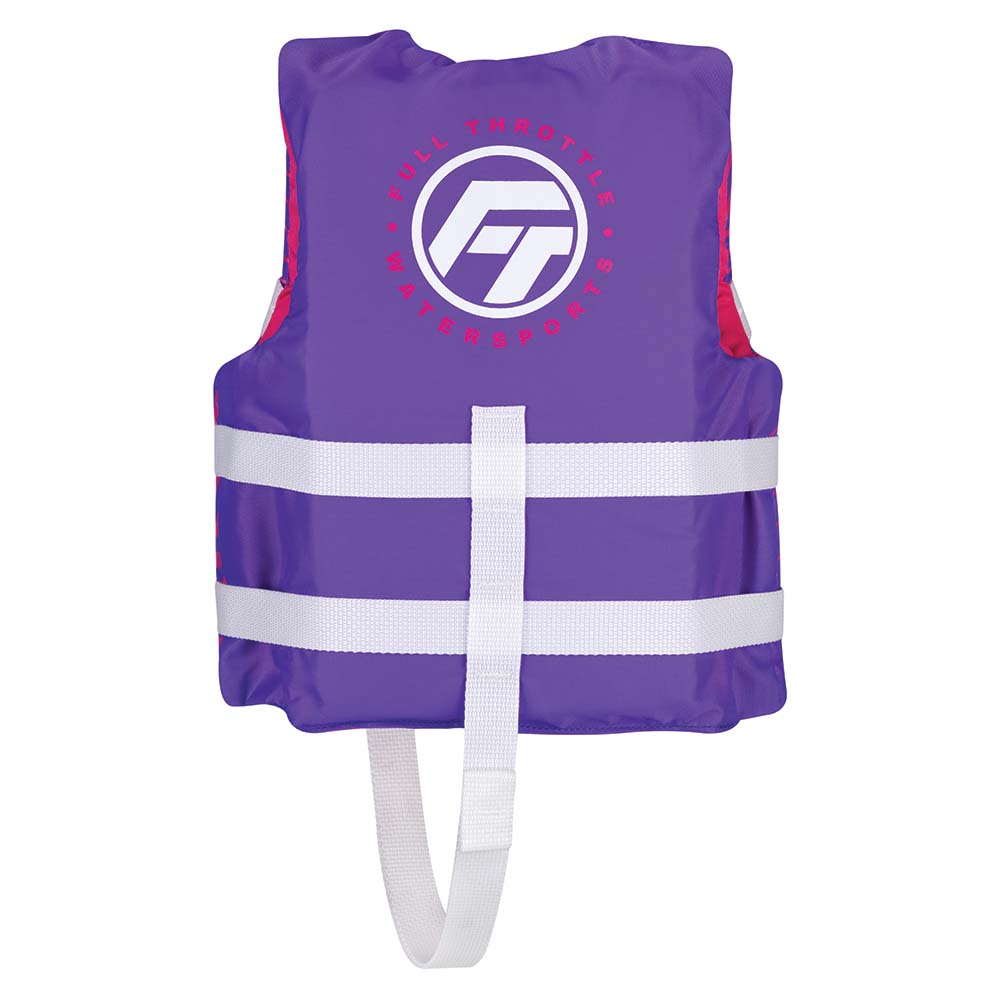 Full Throttle Child Nylon Life Jacket - Purple [112200-600-001-22] - Premium Life Vests from Full Throttle - Just $26.99! 