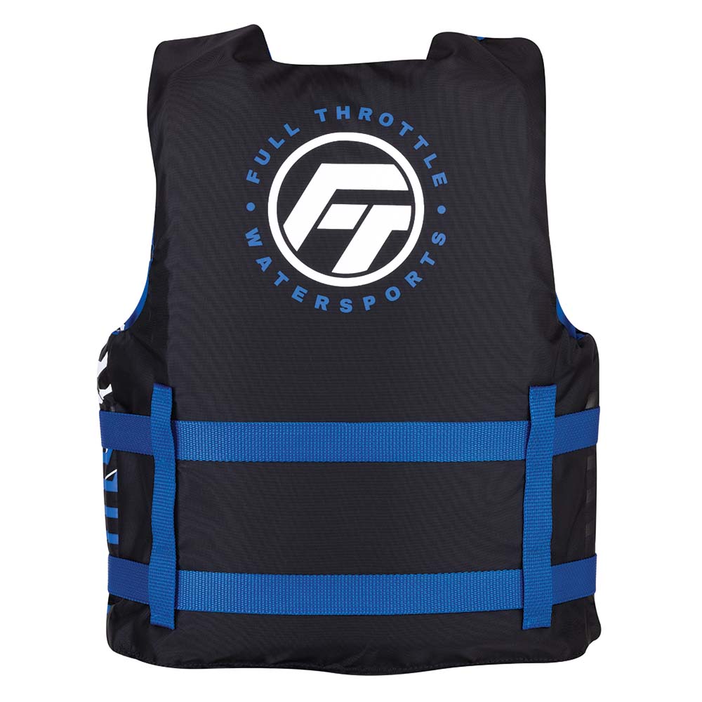 Full Throttle Youth Nylon Life Jacket - Blue/Black [112200-500-002-22] - Premium Life Vests from Full Throttle - Just $26.99! 