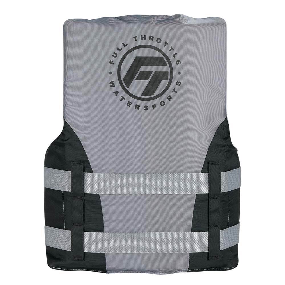 Full Throttle Teen Nylon Life Jacket - Grey/Black [112200-701-010-22] - Premium Life Vests from Full Throttle - Just $32.99! 