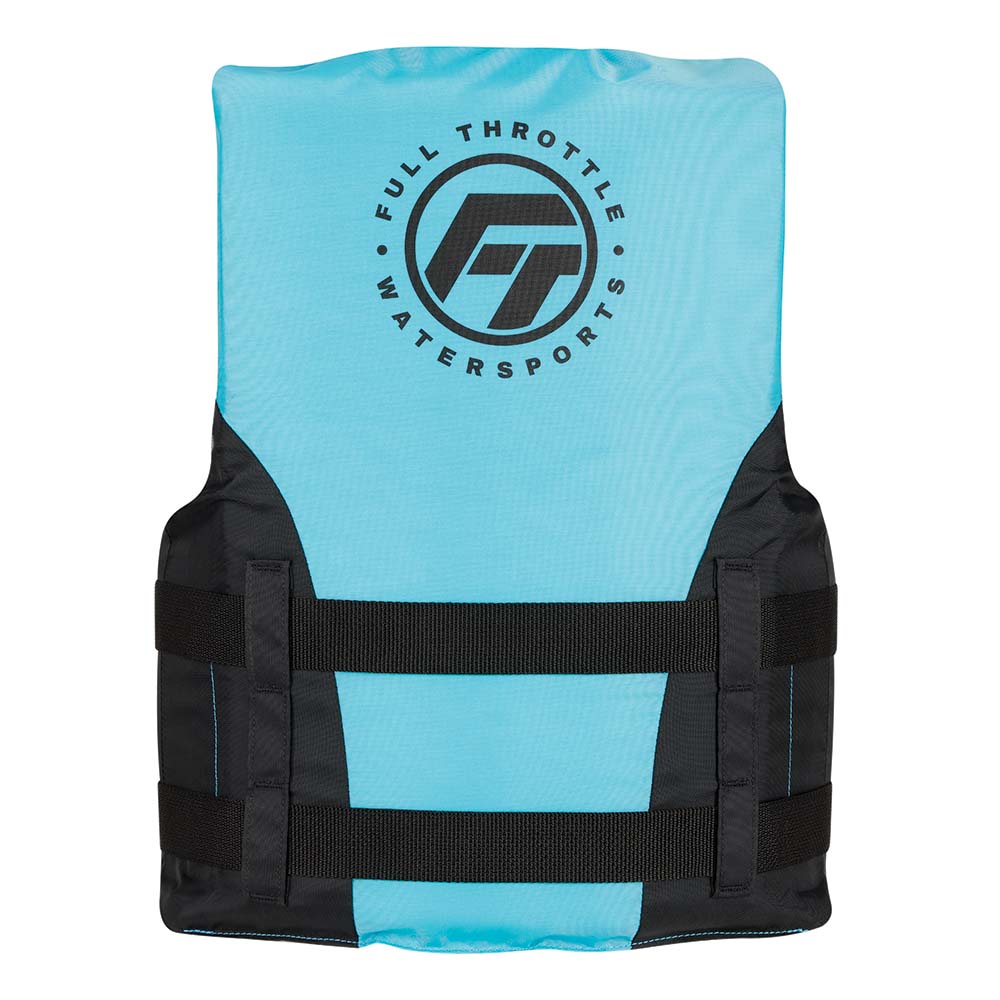 Full Throttle Teen Nylon Life Jacket - Aqua/Black [112200-505-010-22] - Premium Life Vests from Full Throttle - Just $32.99! 