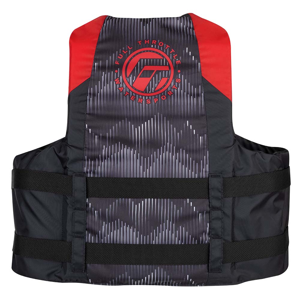 Full Throttle Adult Nylon Life Jacket - S/M - Red/Black [112200-100-030-22] - Premium Life Vests from Full Throttle - Just $32.99! 