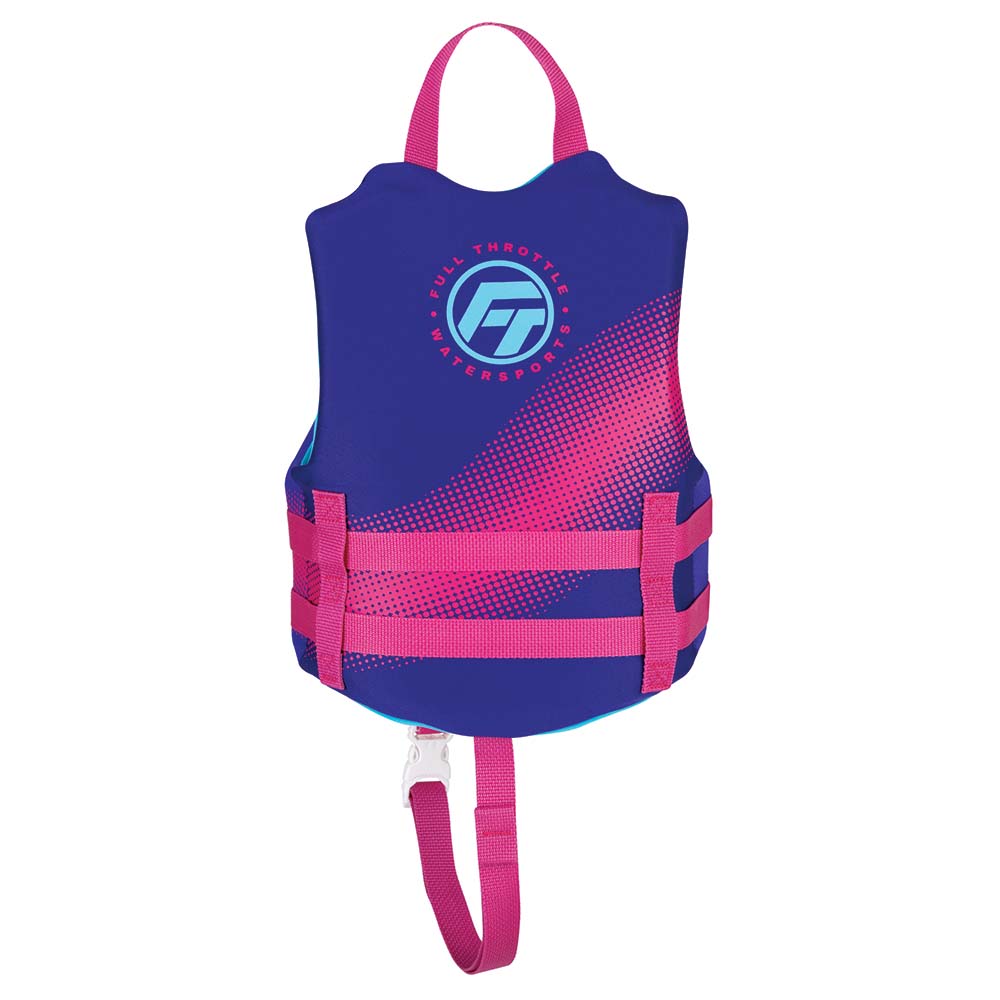 Full Throttle Child Rapid-Dry Life Jacket -Purple [142100-600-001-22] - Premium Life Vests from Full Throttle - Just $41.99! 