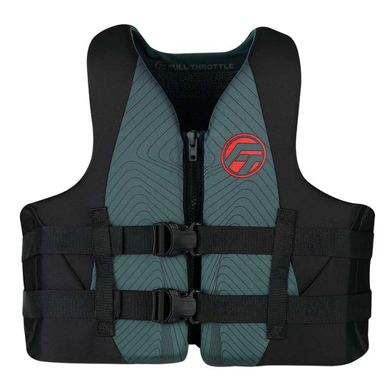 Full Throttle Adult Rapid-Dry Life Jacket - S/M - Grey/Black [142100-701-030-22] - Premium Life Vests from Full Throttle - Just $54.99! 