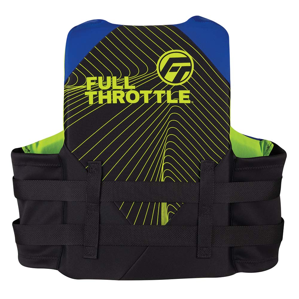 Full Throttle Adult Rapid-Dry Life Jacket - S/M - Blue/Black [142100-500-030-22] - Premium Life Vests from Full Throttle - Just $48.99! 