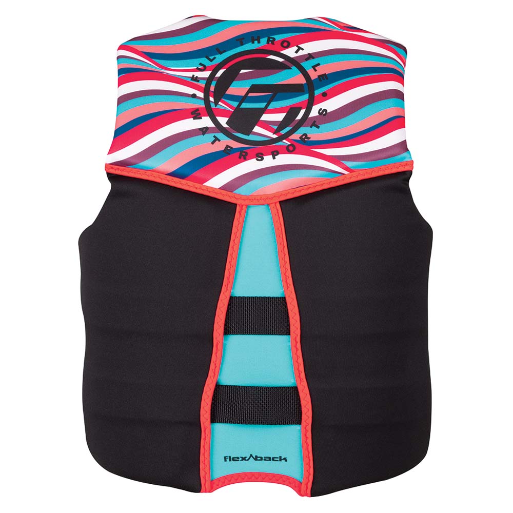 Full Throttle Womens Rapid-Dry Flex-Back Life Jacket - Womens XS - Pink/Black [142500-105-810-22] - Premium Life Vests from Full Throttle - Just $67.99! 