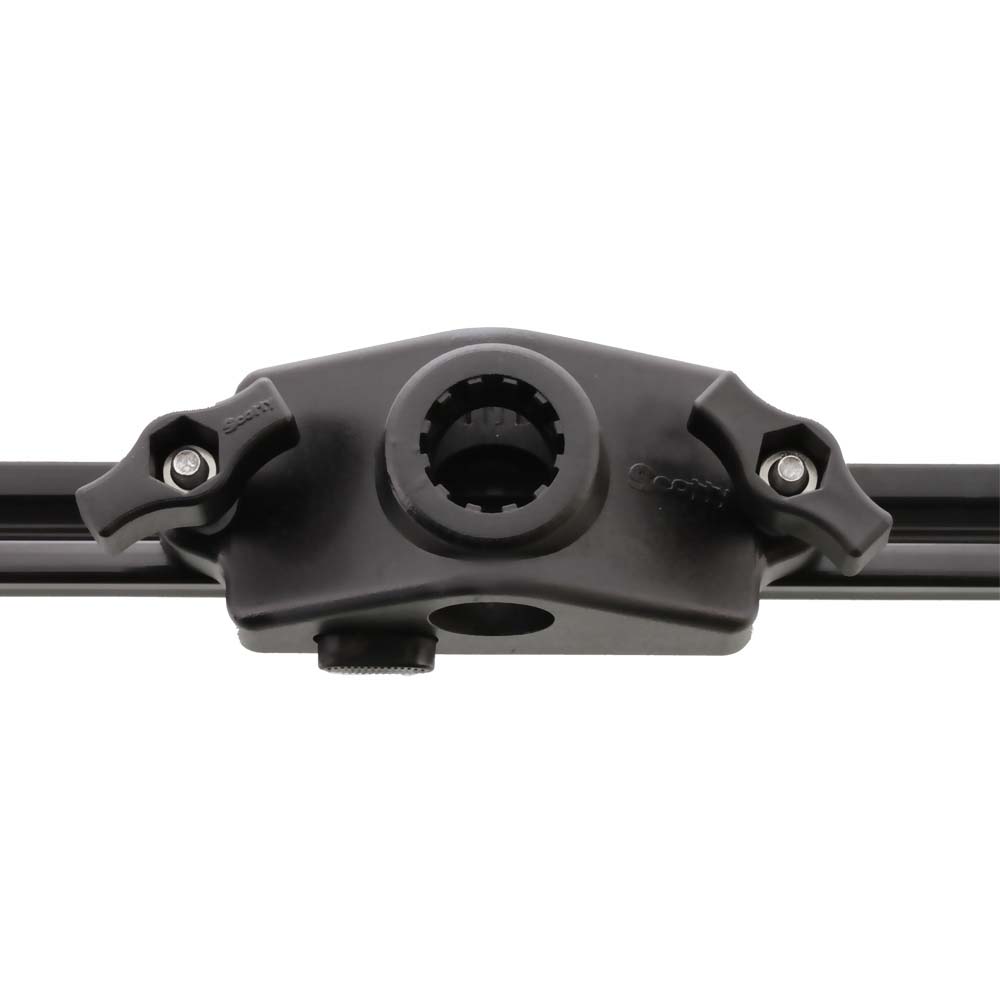 Scotty 0343 Locking Gunnel Track Mount [0343-BK] - Premium Rod Holder Accessories from Scotty - Just $26.99! 