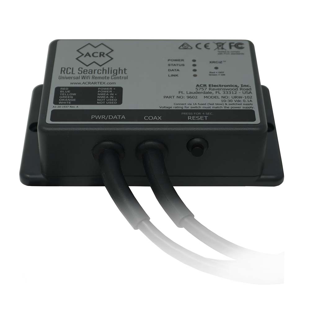 ACR URP-103 Wi-Fi Remote Control Module f/RCL-100 LED [9602] - Premium Accessories from ACR Electronics - Just $353.99! 