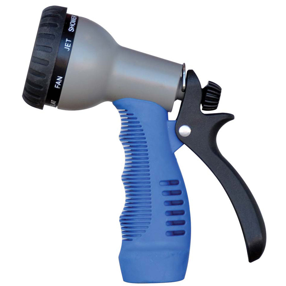 HoseCoil Rubber Tip Nozzle w/9 Pattern Adjustable Spray Head  Comfort Grip [WN515] - Premium Accessories from HoseCoil - Just $6.99! 