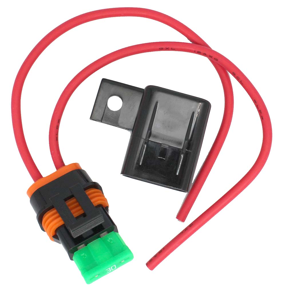 Cole Hersee Sealed Heavy-Duty ATO Fuse Holder - 30A - 12AWG [FHAS100-BP] - Premium Fuse Blocks & Fuses from Cole Hersee - Just $6.99! 