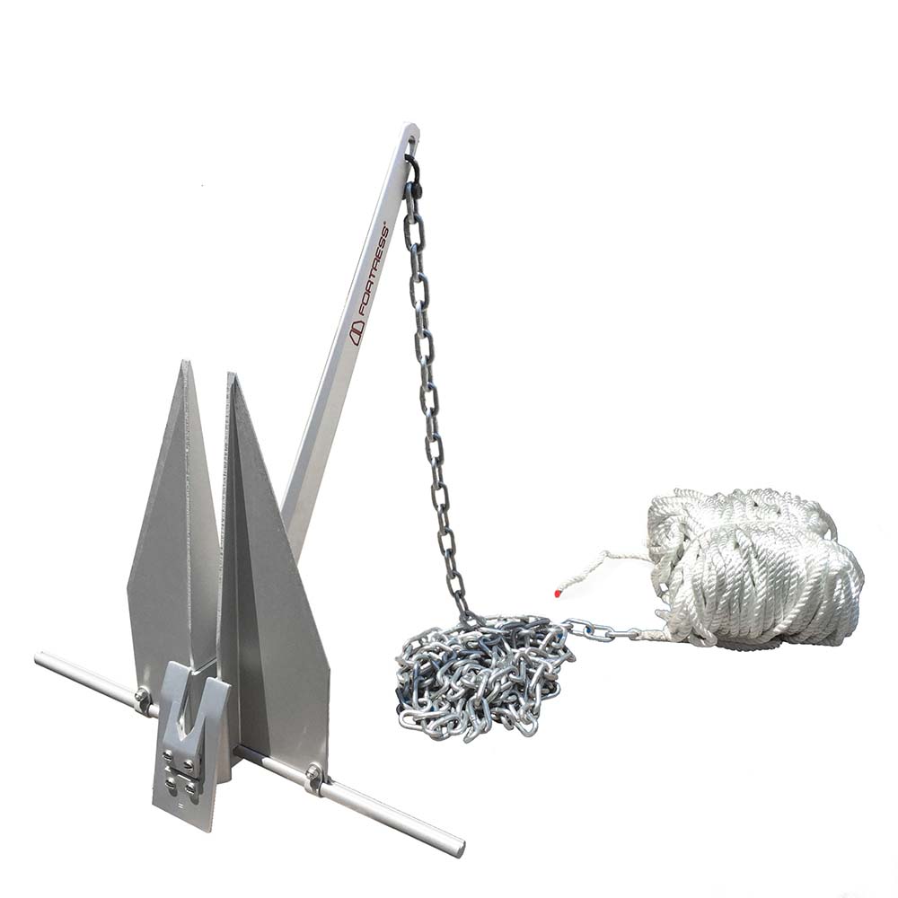 Fortress FX-16 Complete Anchoring System [FX-16-AS] - Premium Anchors from Fortress Marine Anchors - Just $383.99! Shop now at Boat Gear Depot