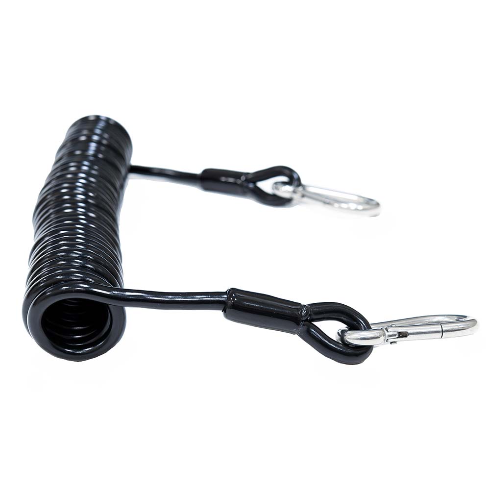 Tigress Heavy-Duty Coiled Safety Tether - 1200lbs [88440-1] - Premium Fishing Accessories from Tigress - Just $60.99! 