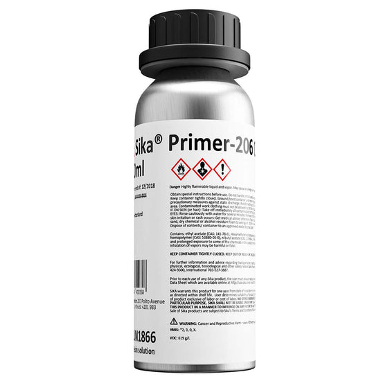 Sika Primer-206 G+P Black 250ml Bottle [91572] - Premium Adhesive/Sealants from Sika - Just $69.99! 