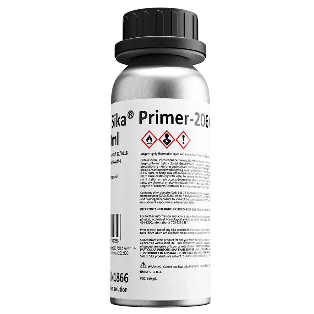 Sika Primer-206 G+P Black 1L Bottle [122775] - Premium Adhesive/Sealants from Sika - Just $172.99! Shop now at Boat Gear Depot