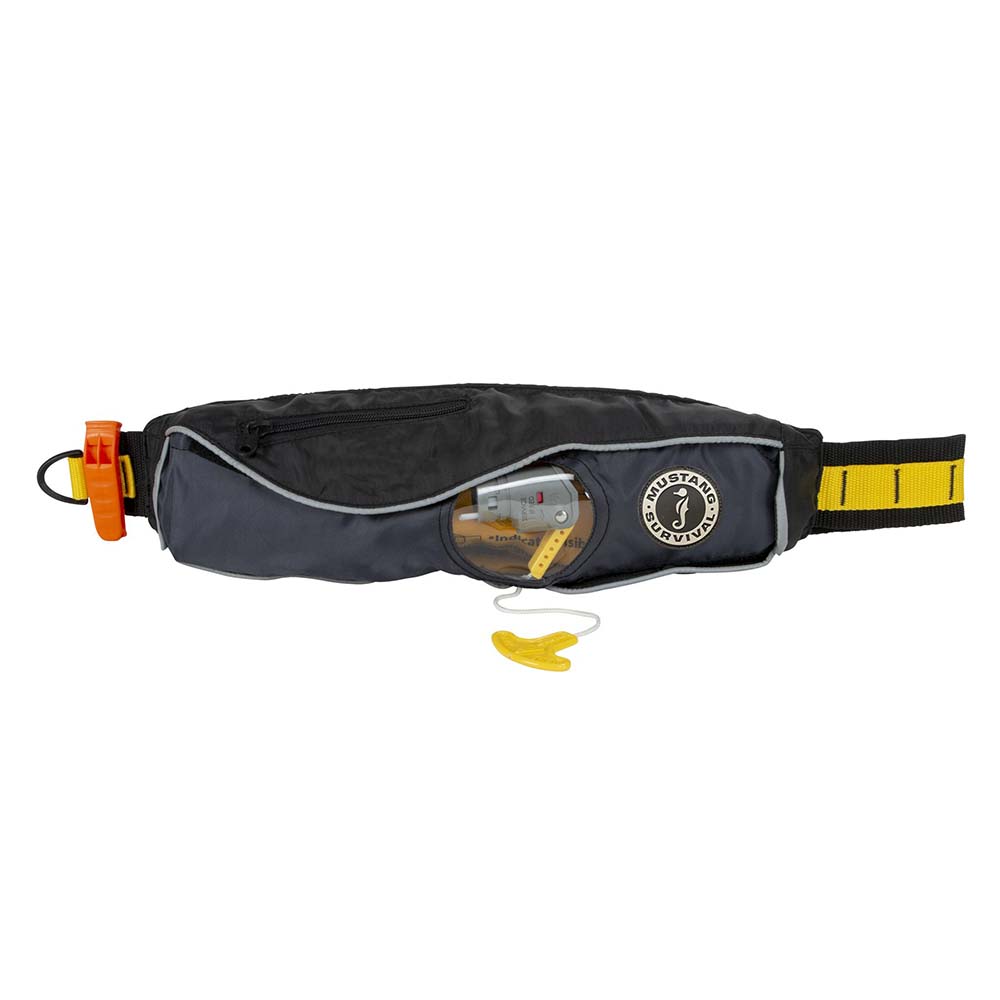 Mustang Fluid 2.0 Inflatable Belt Pack - Black/Grey - Manual [MD4016-806-0-253] - Premium Personal Flotation Devices from Mustang Survival - Just $129.99! 