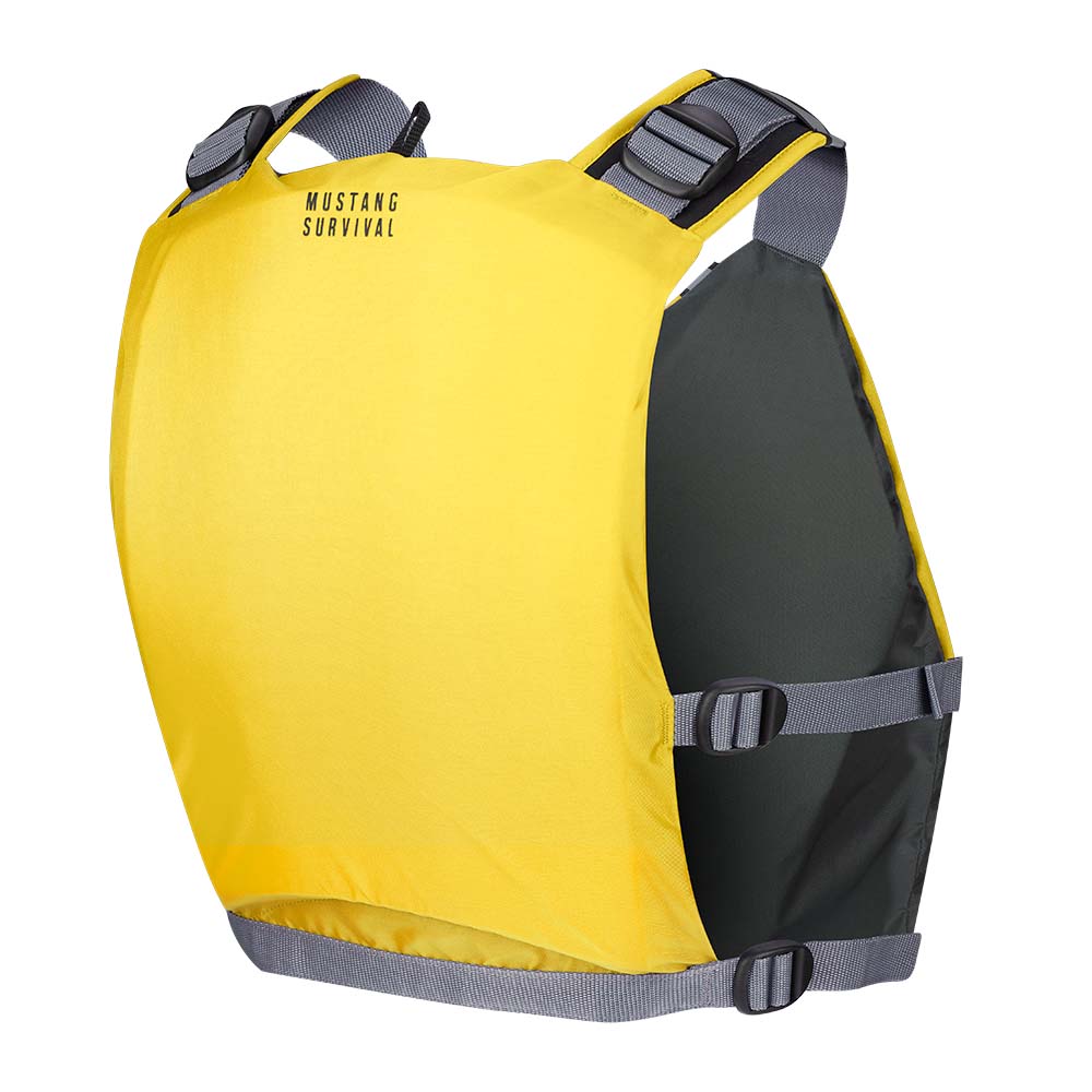 Mustang APF Foam Vest - Yellow/Grey - Universal [MV4111-222-0-216] - Premium Personal Flotation Devices from Mustang Survival - Just $61.99! 