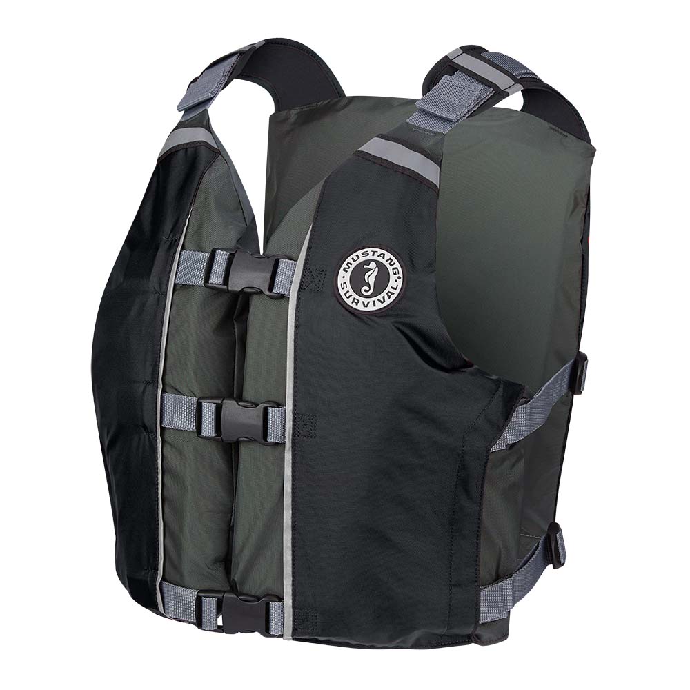 Mustang APF Foam Vest - Black/Grey - Universal [MV4111-806-0-216] - Premium Personal Flotation Devices from Mustang Survival - Just $61.99! 