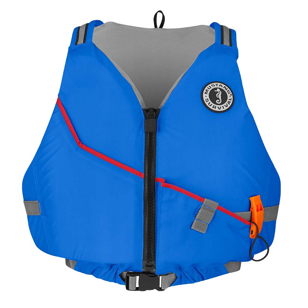 Mustang Journey Foam Vest - Blue - Medium/Large [MV7112-131-M/L-216] - Premium Personal Flotation Devices from Mustang Survival - Just $51.99! 