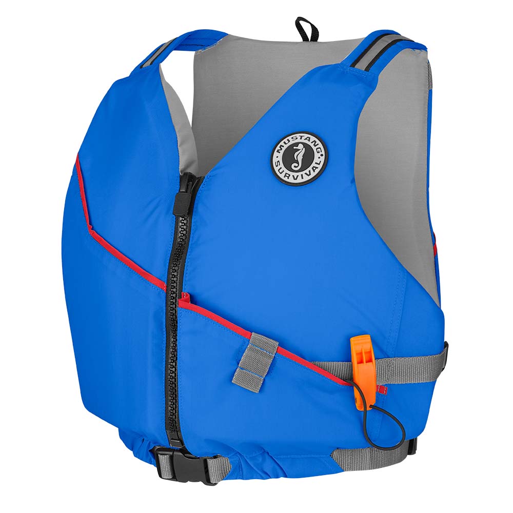 Mustang Journey Foam Vest - Blue - Medium/Large [MV7112-131-M/L-216] - Premium Personal Flotation Devices from Mustang Survival - Just $51.99! 