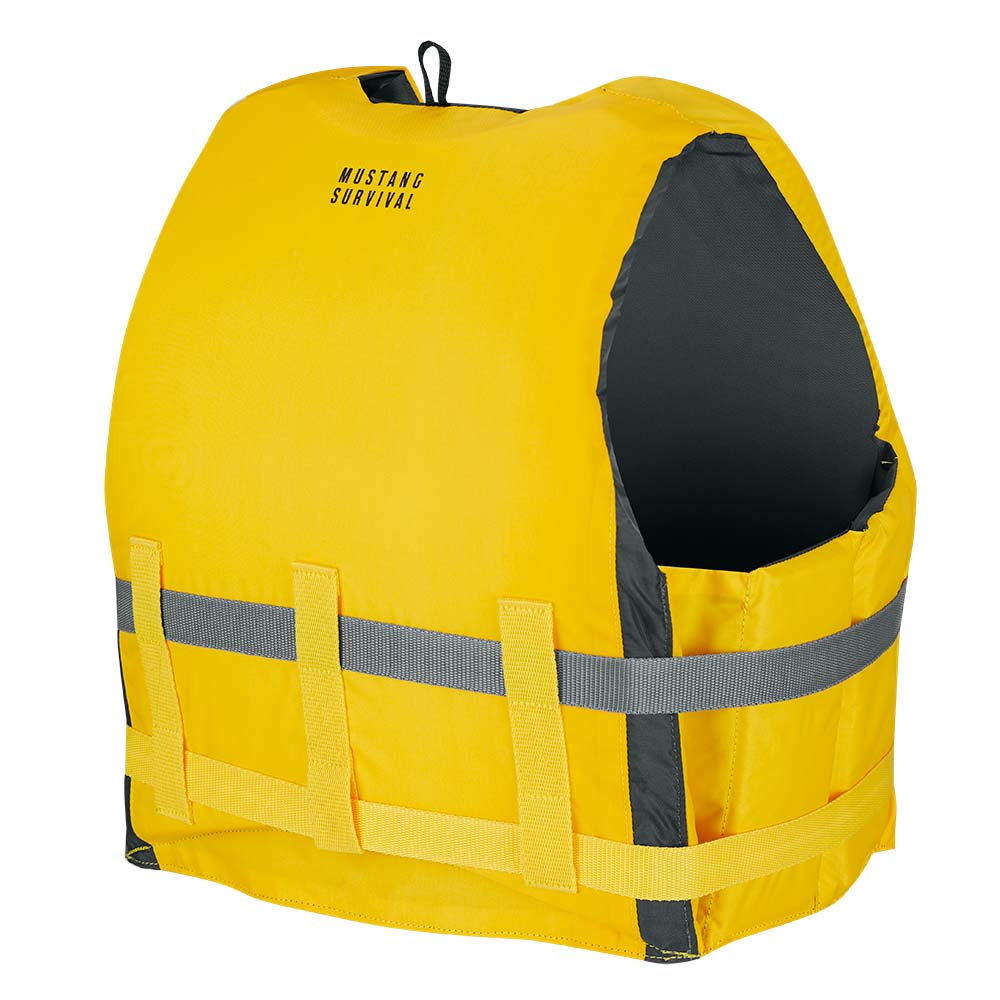 Mustang Livery Foam Vest - Yellow - XL/XXL [MV701DMS-25-XL/XXL-216] - Premium Personal Flotation Devices from Mustang Survival - Just $38.99! 