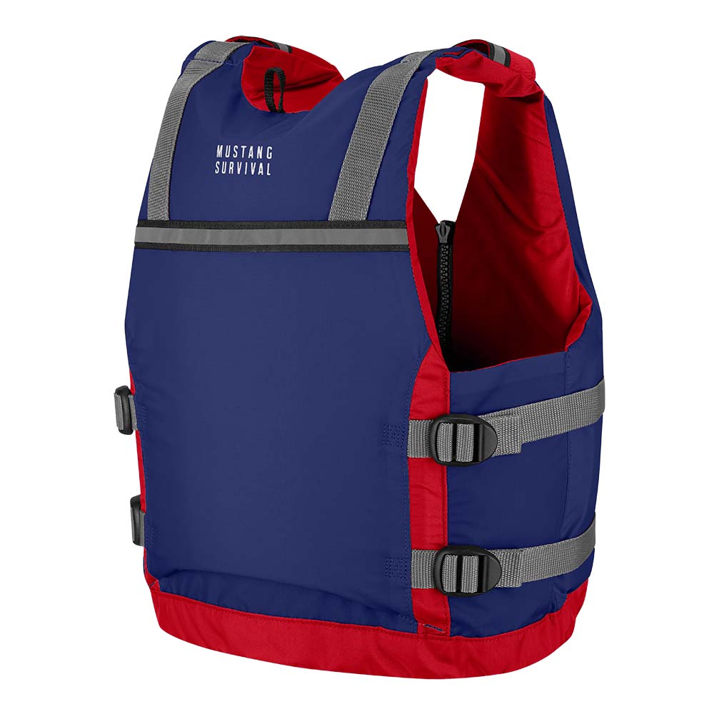 Mustang Youth Reflex Foam Vest - Navy Blue/Red [MV7030-80-0-216] - Premium Personal Flotation Devices from Mustang Survival - Just $57.99! 