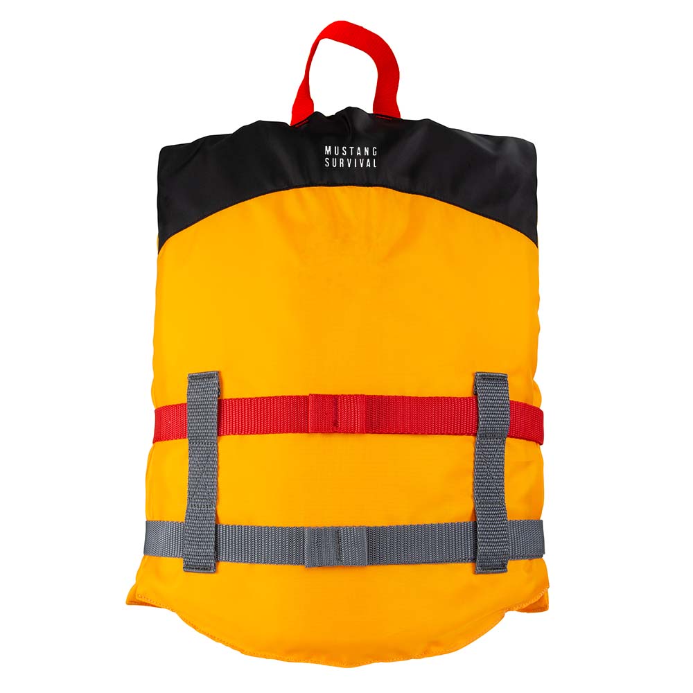 Mustang Youth Livery Foam Vest - Mango/Black [MV2300-203-0-253] - Premium Personal Flotation Devices from Mustang Survival - Just $35.99! 