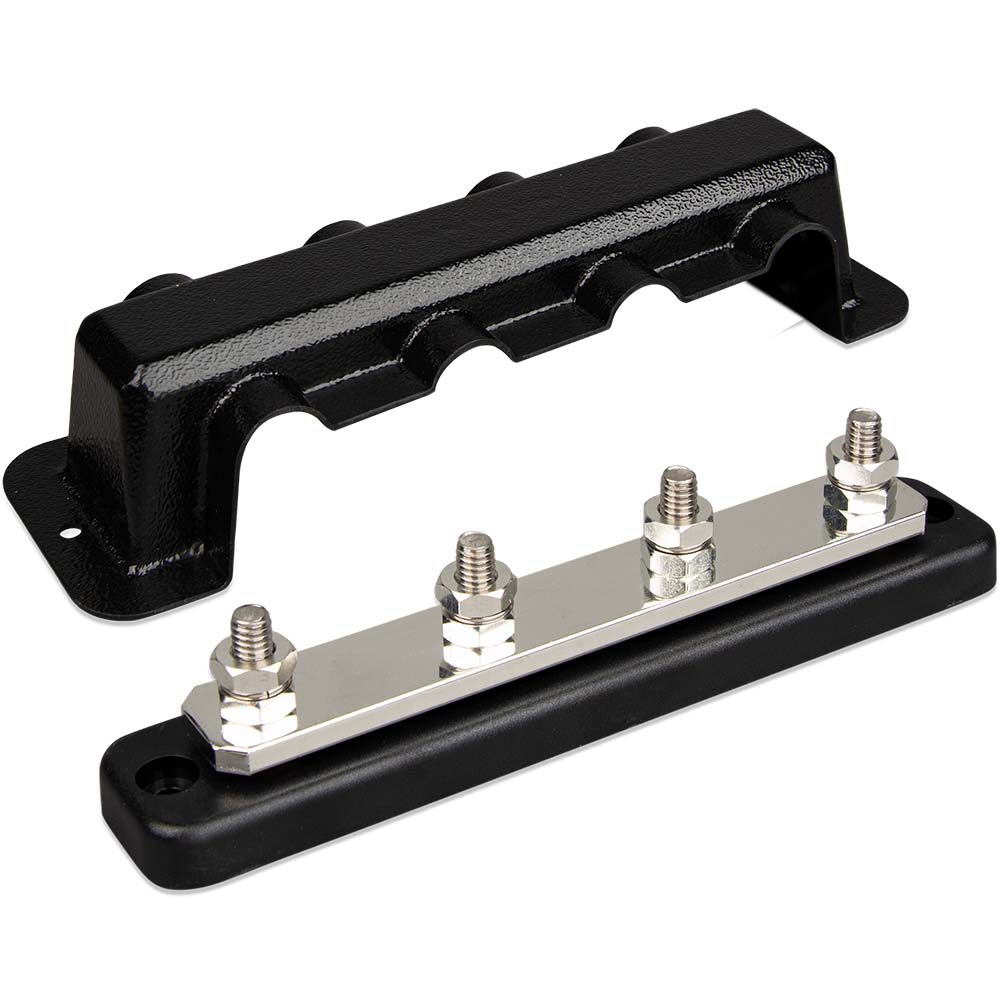 Victron Busbar 250A 4P  Cover 4X 5/16" Terminals [VBB125040010] - Premium Busbars, Connectors & Insulators from Victron Energy - Just $56.95! 